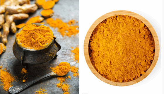 Extracto de raiz vegetal de cúrcuma, em pó, natural, orgânico, certificado CAS NO 458-37-7