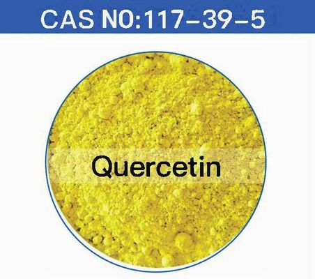 Extracto vegetal de qualidade farmacêutica Quercetina Anidra CAS NO 117-39-5 Pó amarelo